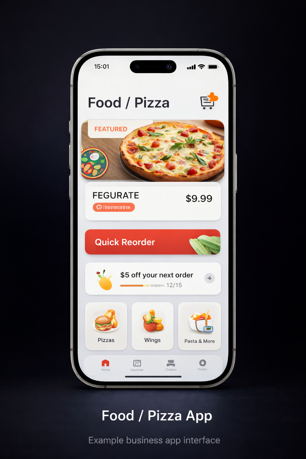Pizza App example